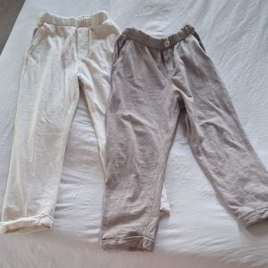 H&M Kids' Cream and Tan Casual Bottoms
